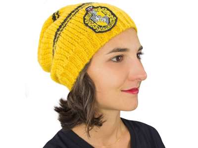 Strikket hue Hufflepuff Harry potter fra Cinereplicas