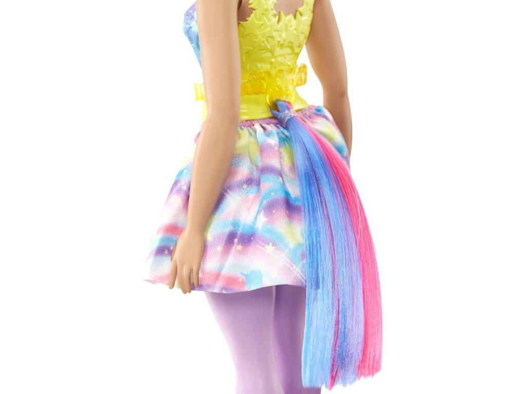Barbie Dreamtropia enhjørning med regnbue hår