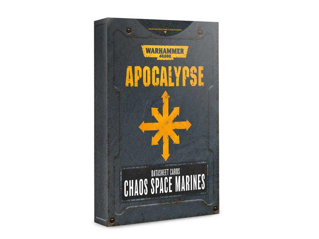 Apocalypse Datasheets til Chaos Space Marines
