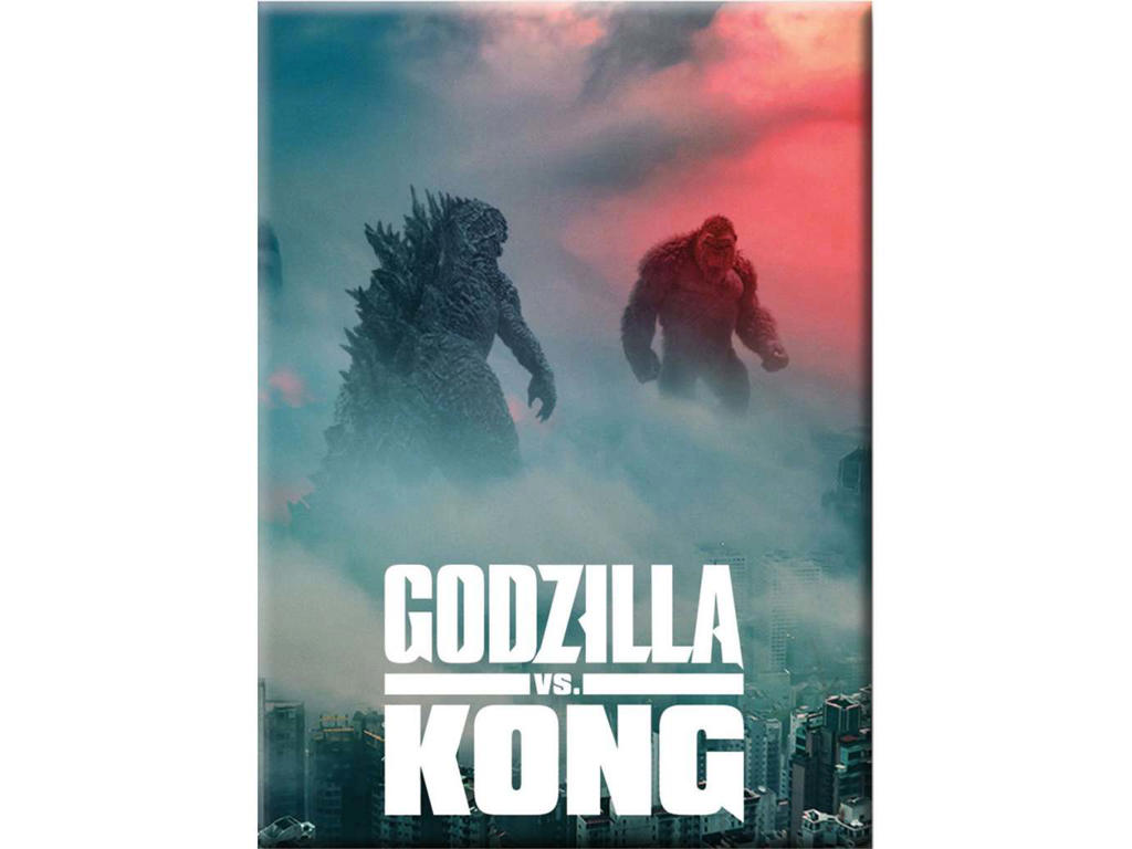 Godzilla vs kong one sheet flad magnet 6.5x9 cm