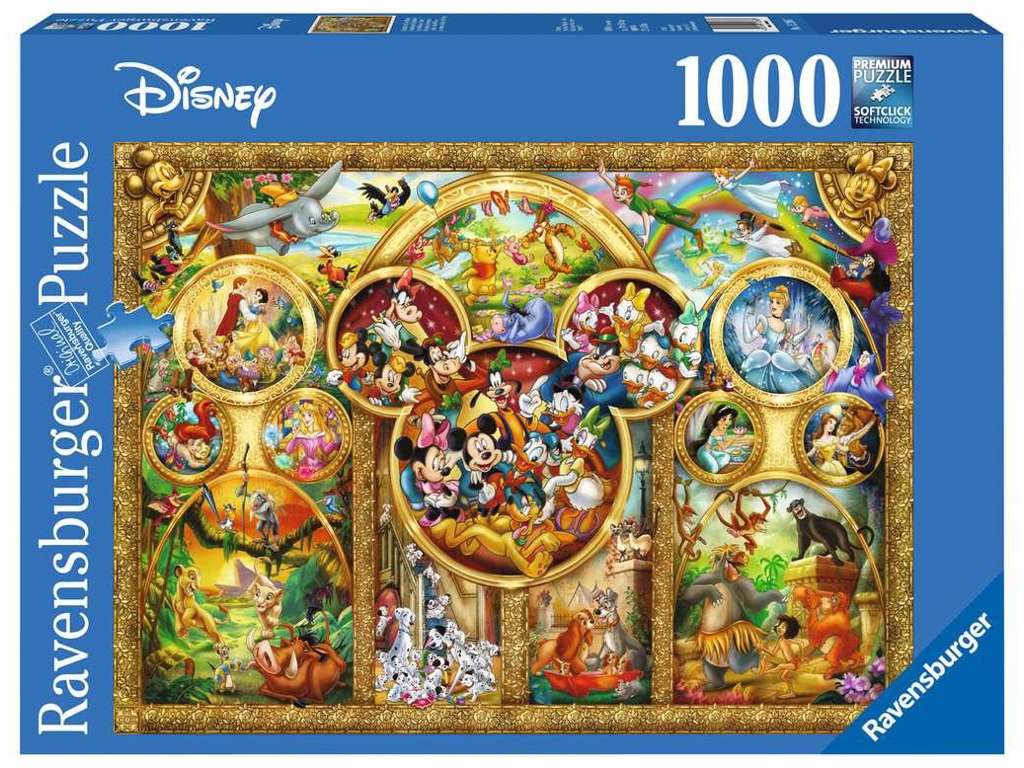 Det Bedste fra Disney puslespil på 1000 brikker fra Ravensburger