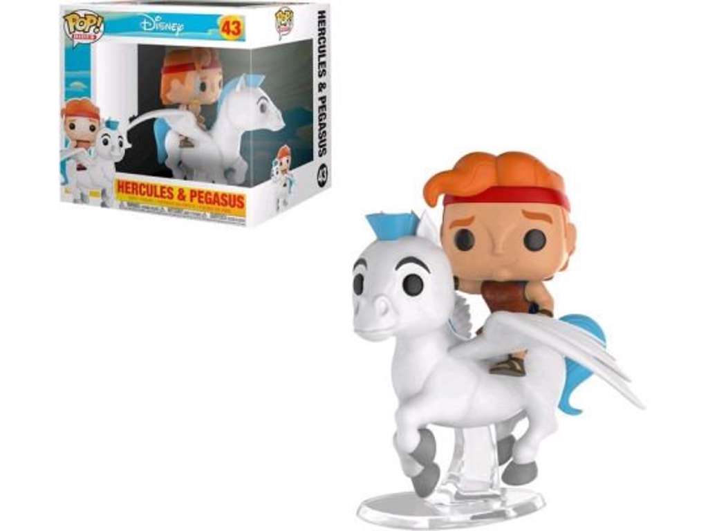 Hercules POP! Rides vinyl figur af Hercules og Pegasus på 15 cm