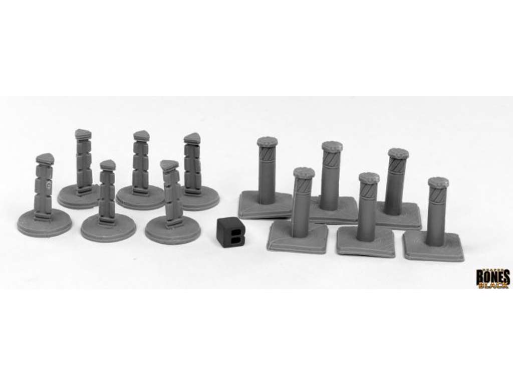 Bollards (12) figur fra Reaper