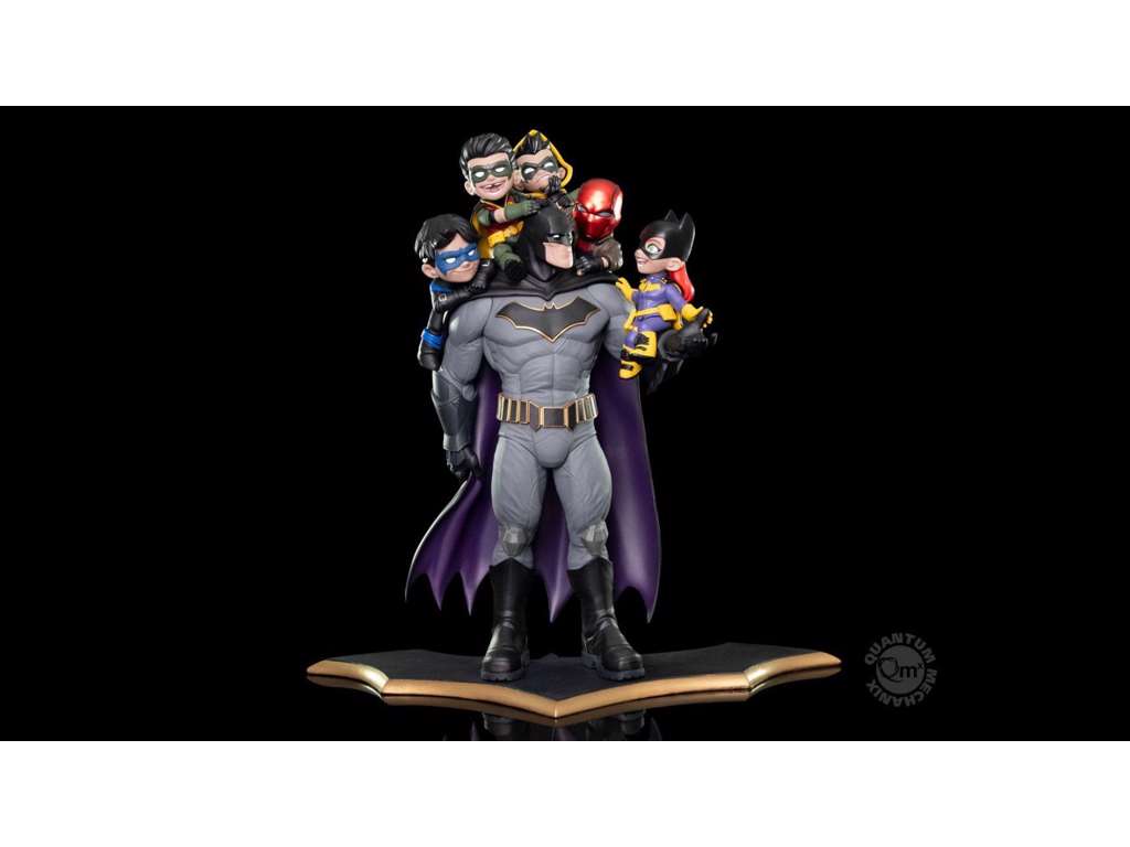 DC Comics Q-Master diorama af Batmans familie på 39 cm