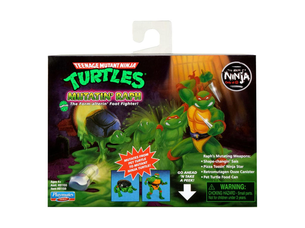 Teenage Mutant Ninja Turtles Action Figur 10 cm Mutatin' Raph