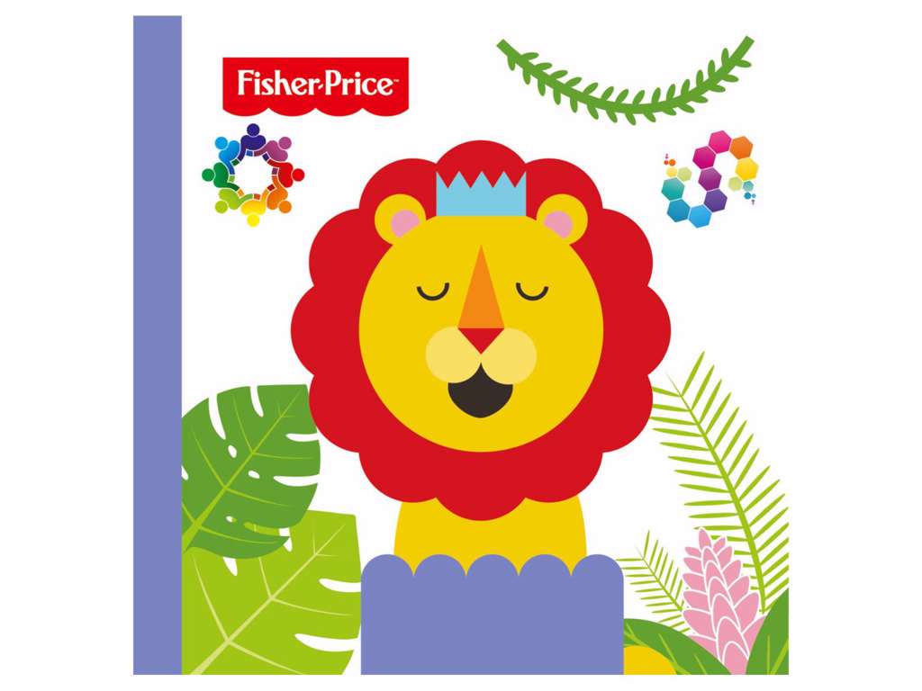 Fisher-Price Papbog - Løvens fødselsdag - 10 sider
