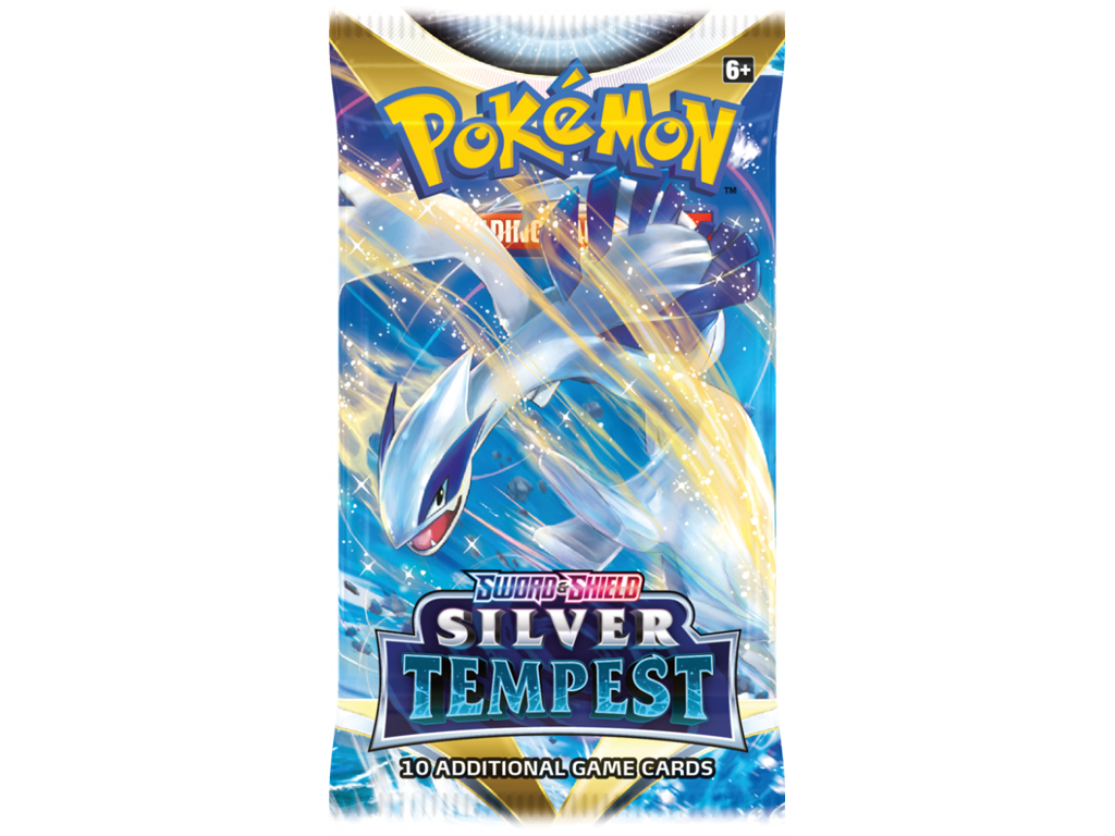 Pokemon Sword & Shield Silver Tempest Booster pakke