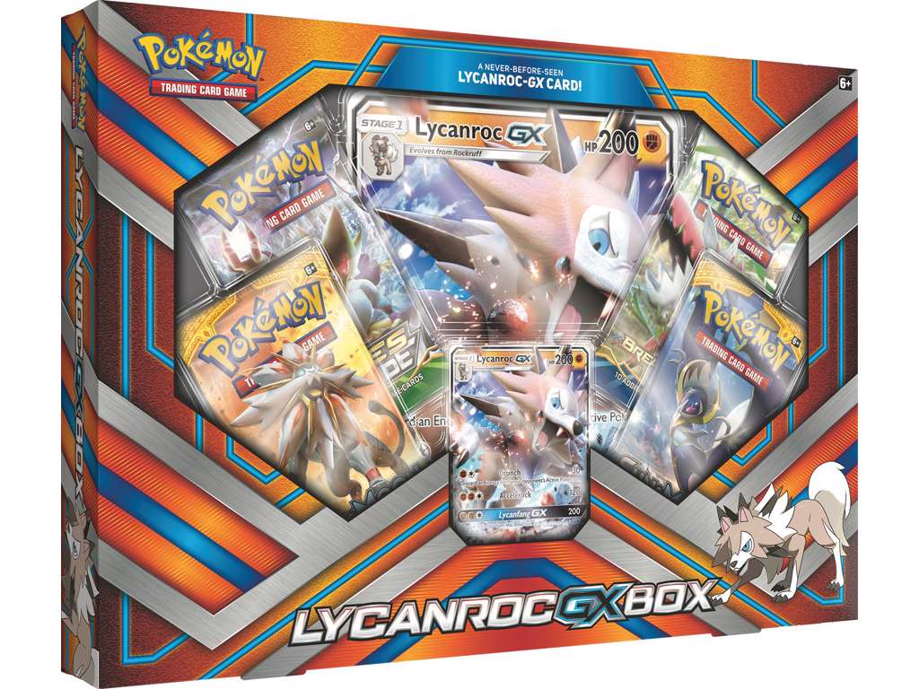Pokémon Lycanroc GX box