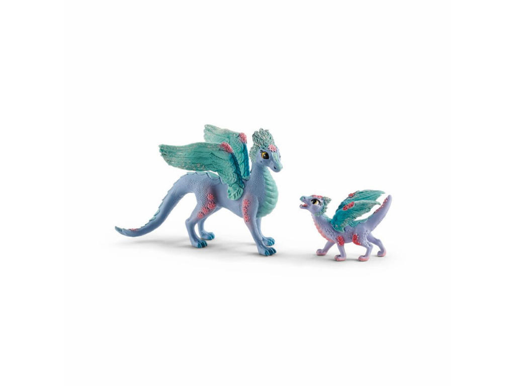 Schleich Bayala blomsterdrage og unge - 70592