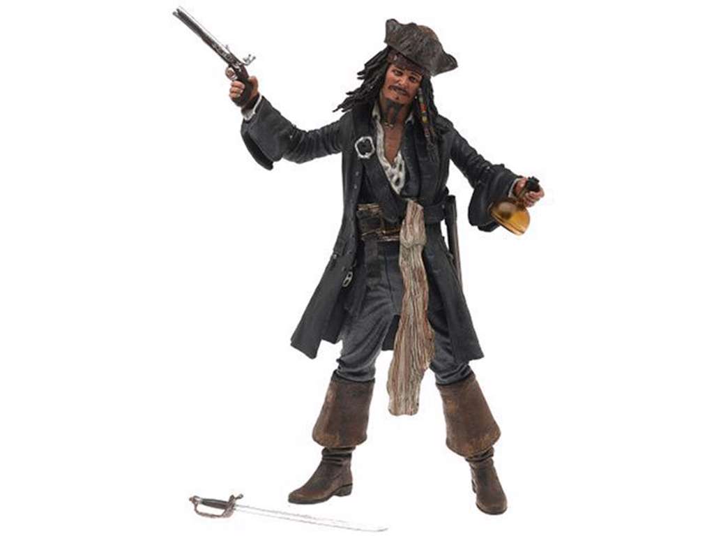 Pirates of the Caribbean figur af Jack Sparrow på 18 cm