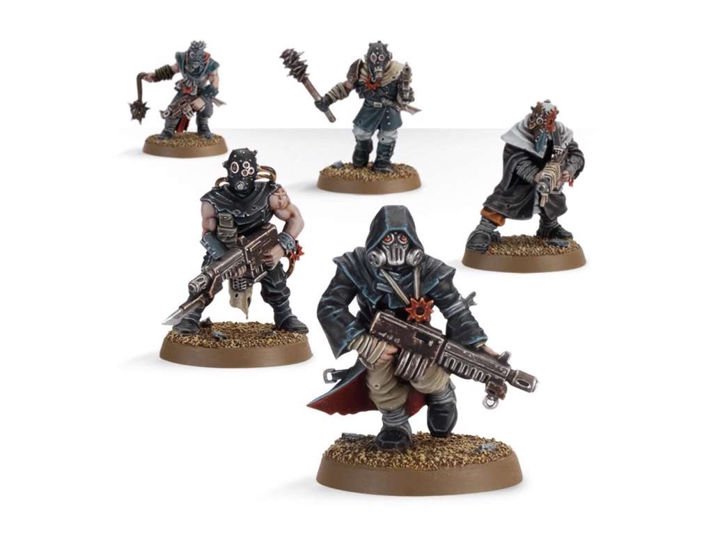 Warhammer 40K Chaos Space Marine Chaos Cultists - Figursæt