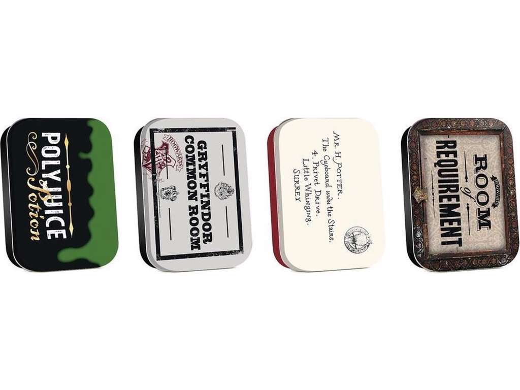 Harry Potter 4-stk mini tinæsker - Diagon Alley