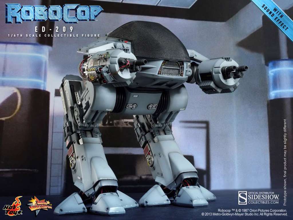 RoboCop Movie Masterpiece 1/6 ED-209 35cm fra Hot Toys