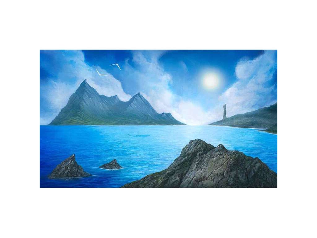 Magic the Gathering playmat - Kraken Wargames: Island