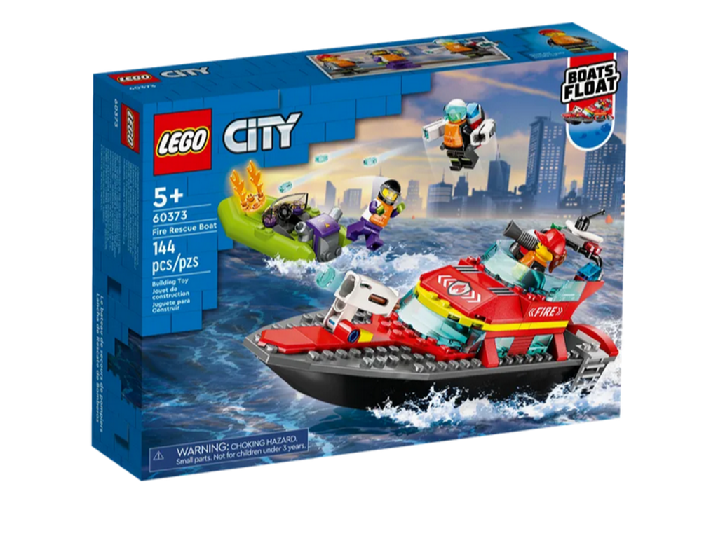 LEGO City Fire - Brandvæsnets redningsbåd - 60373