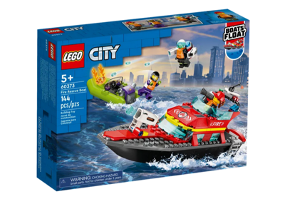 LEGO City Fire - Brandvæsnets redningsbåd - 60373