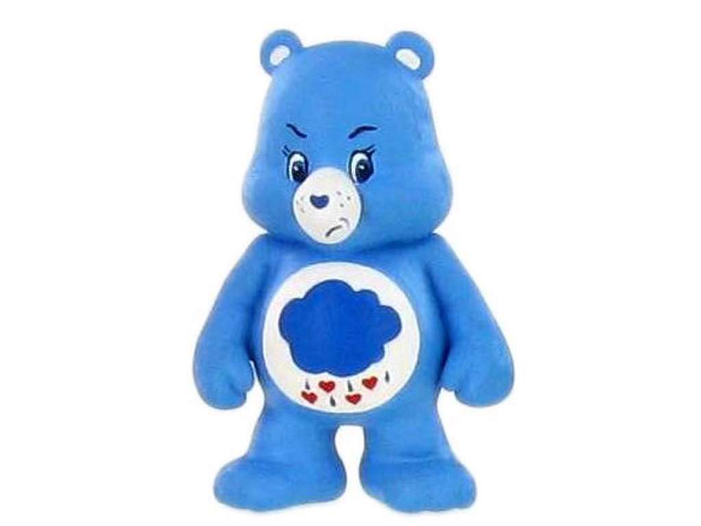 Care Bear minifigur af Grumpy Bear på 5.5 cm