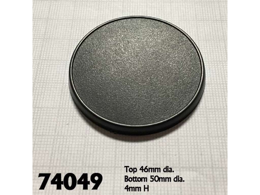 50mm Round Gaming Base 10 stk.