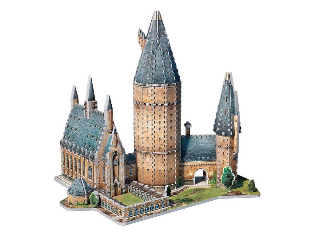 3D puslespil med Great Hall fra Harry Potter på 850 brikker