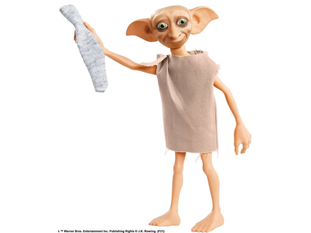 Husalfen Dobby actionfigur fra Harry Potter - Mattel