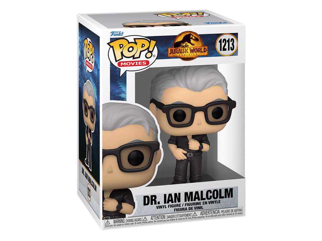 Jurassic World 3 POP! Movies Vinyl Figure Dr Ian Malcolm 9 cm