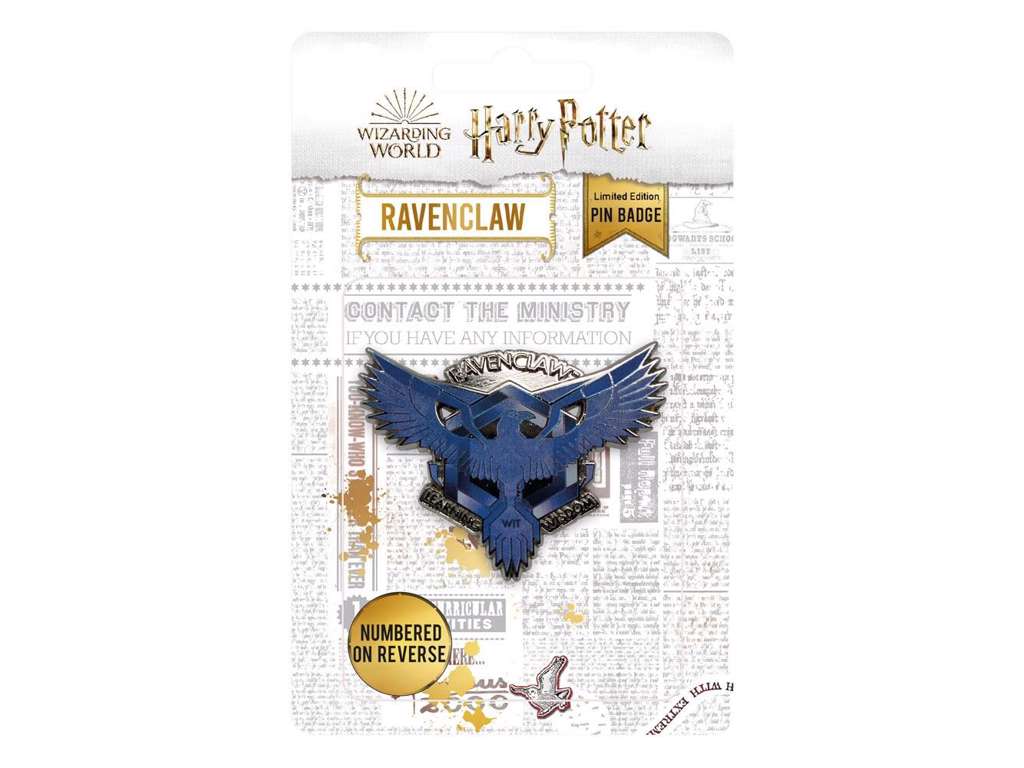 Harry Potter pin badge med Ravenclaw
