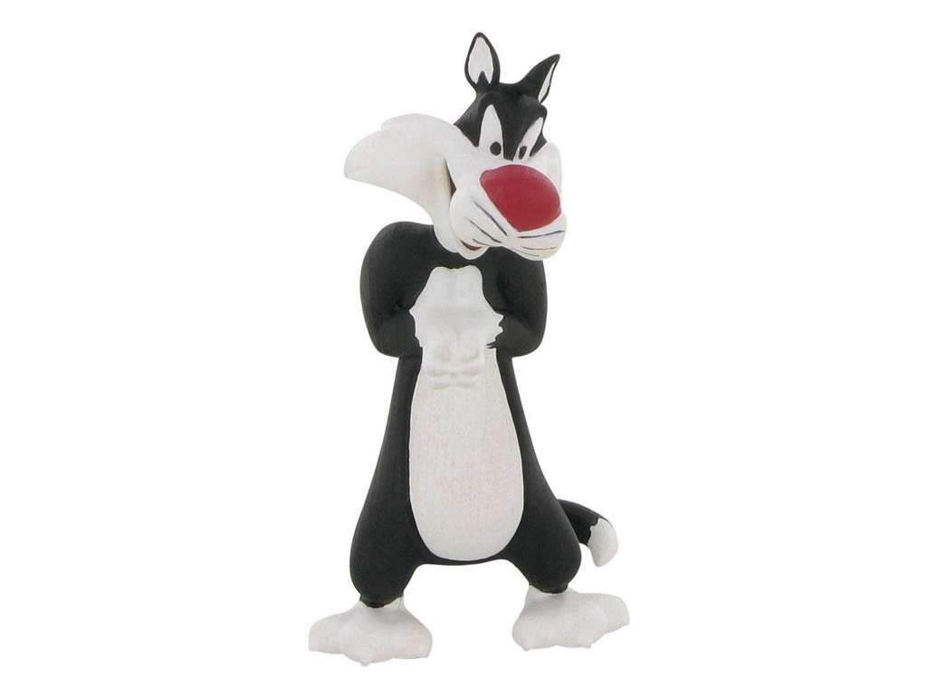 Looney Tunes mini figur af Sylvester på 8 cm