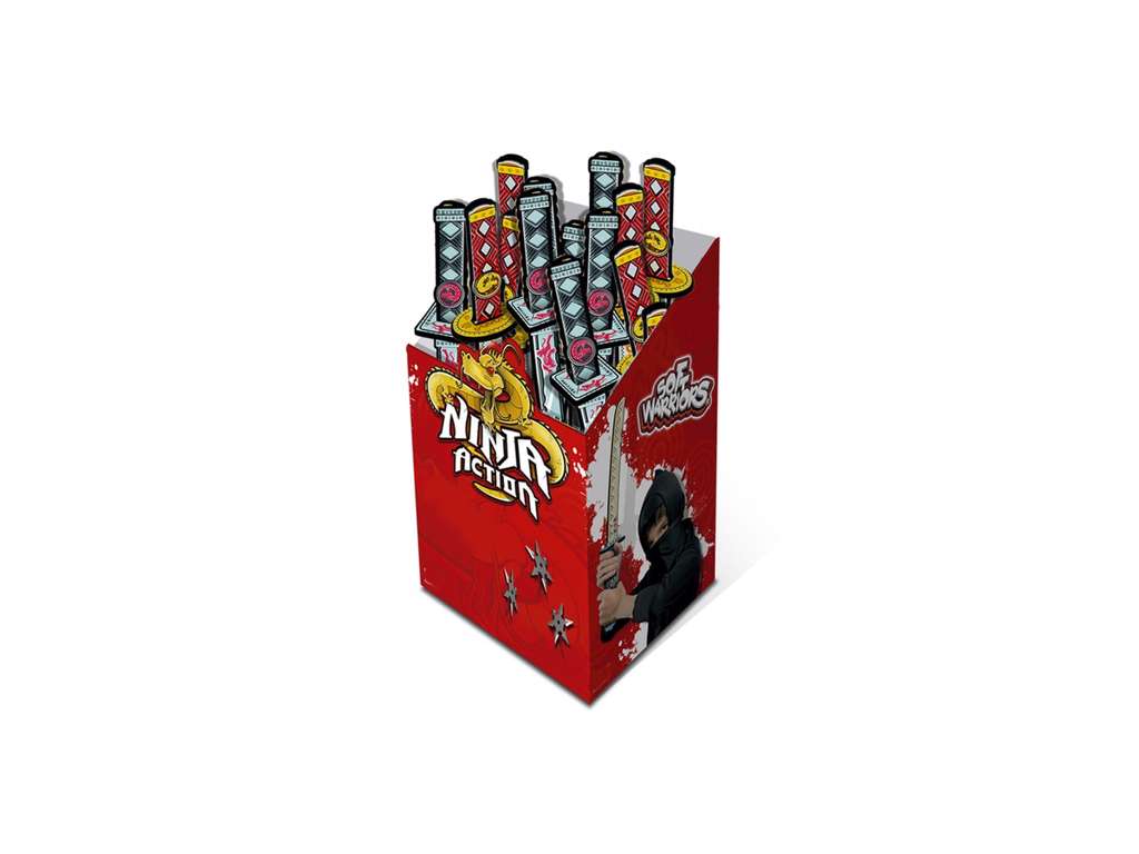 Soft Warriors Ninja Sværd Display