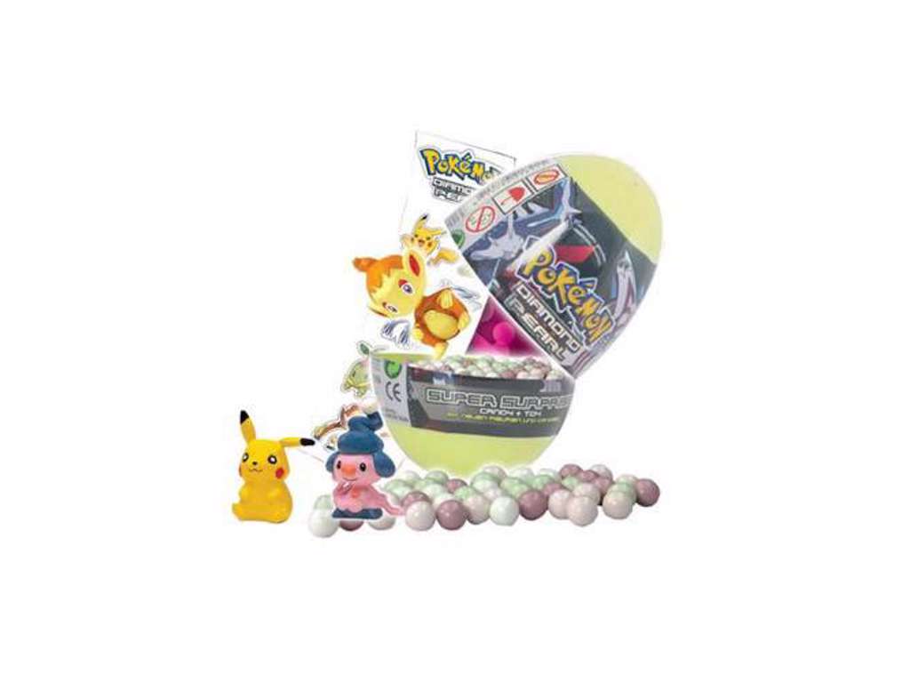 Pokémon overraskelsesæg med slik og figur
