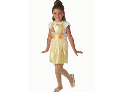 Belle kjole og krone - 3-6 år