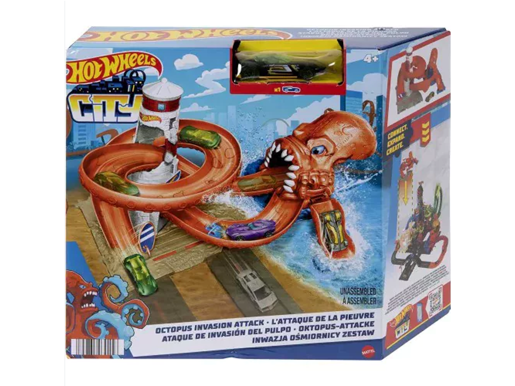 Hot Wheels City Nemesis Lab Octopus Invasion Attack