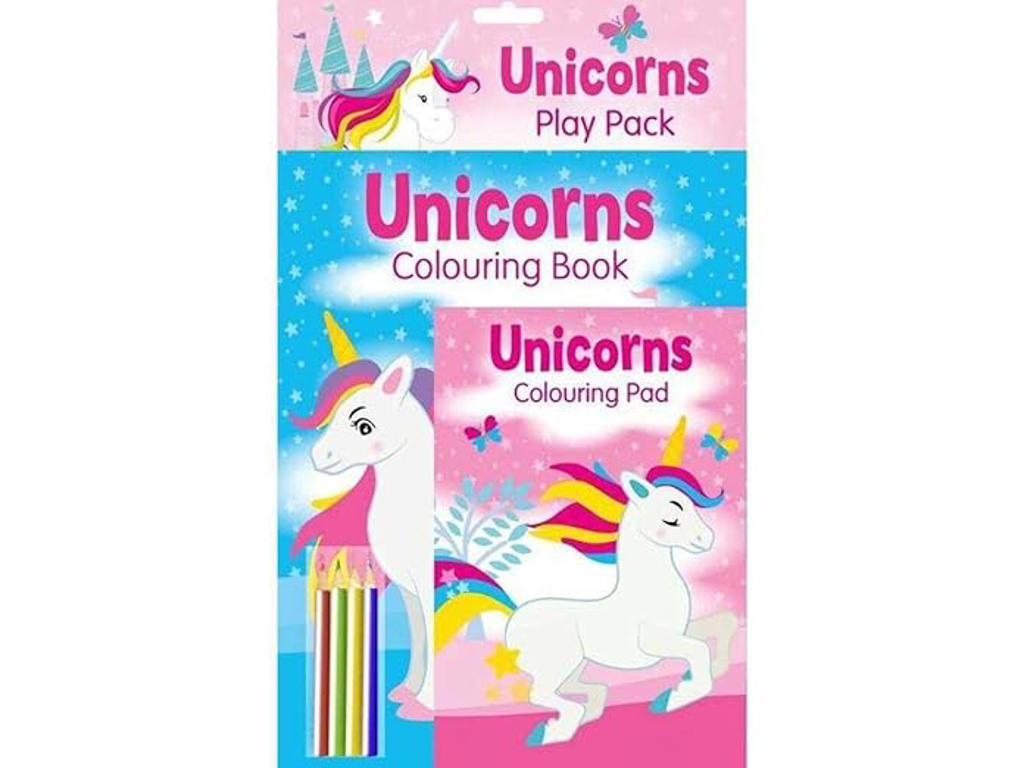 Enhjørninge malebogssæt