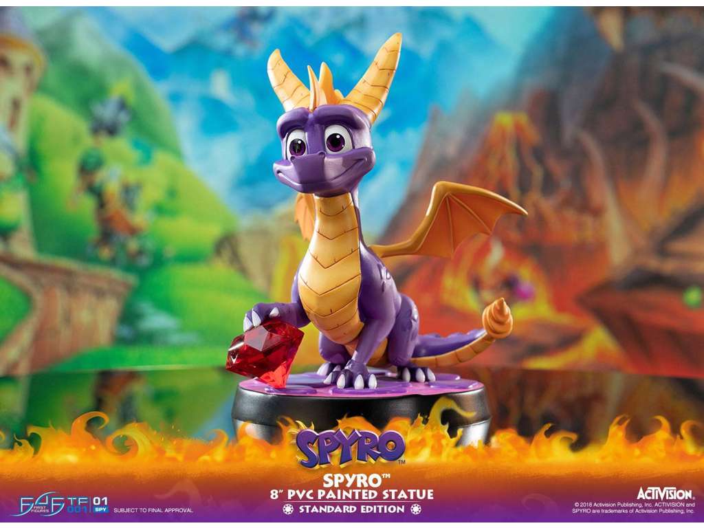 Dragen Spyro PVC statue 20 cm