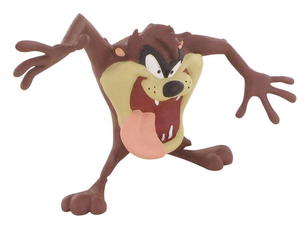 Looney Tunes mini figur af Taz på 7 cm