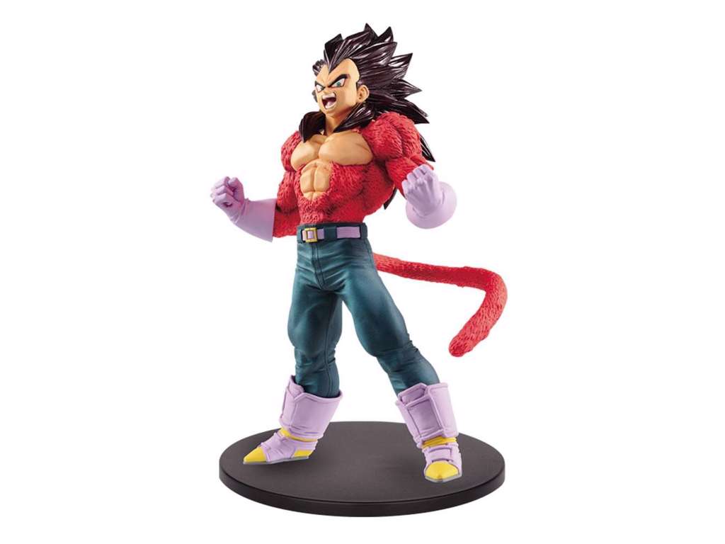 Dragon Ball GT Blood of Saiyans statue af Super Saiyan 4 Vegeta Metallic Hair Color på 20 cm
