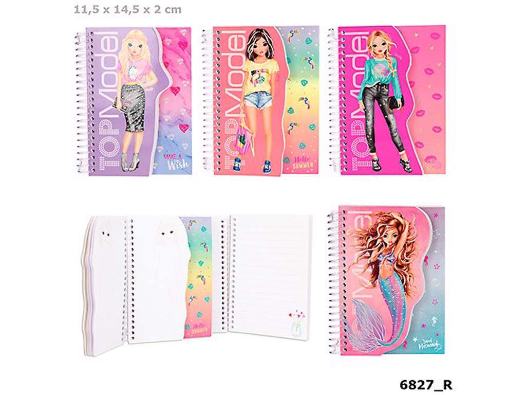 Top Model spiralnotesbog