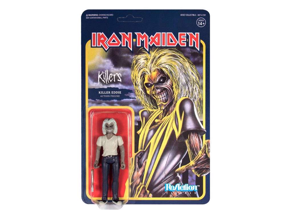 Iron Maiden ReAction action figur af Killers Eddie på 10 cm