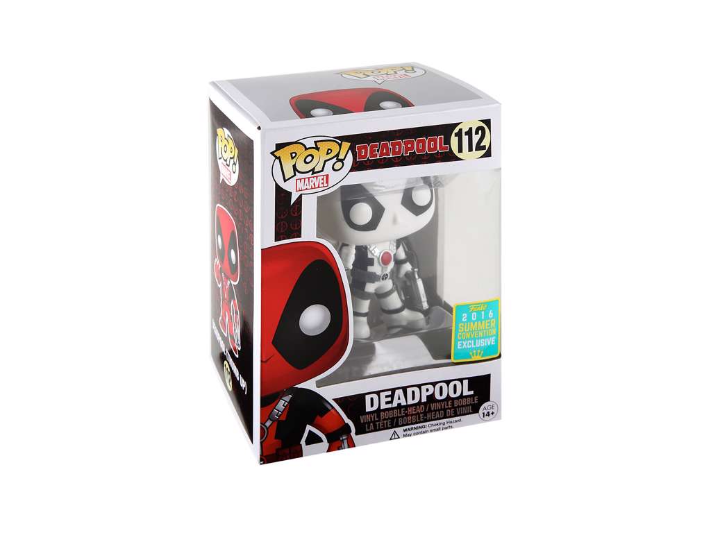 Marvel Comics POP! vinyl Bobble-Head af Thumbs Up Deadpool SDCC 2016 Exclusive på 9 cm