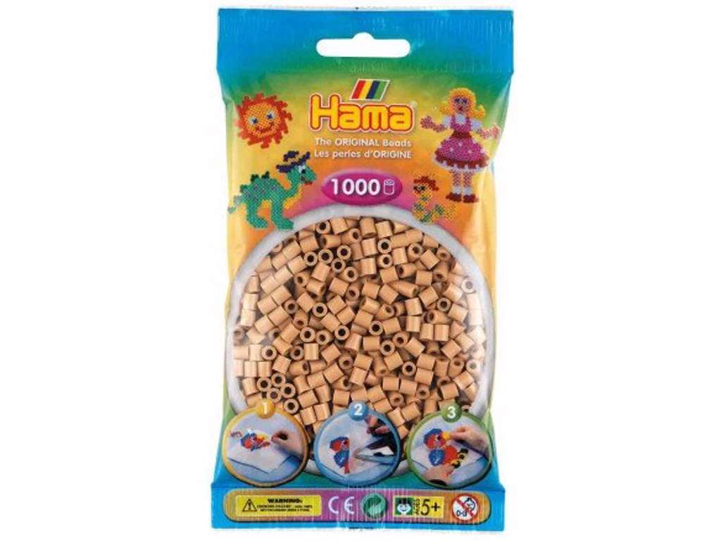 1000stk. Hama Midi Tan 207-75