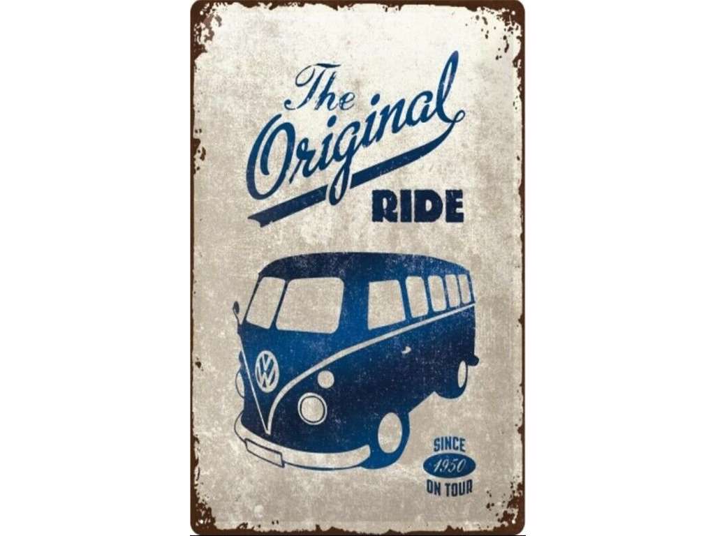 The Original Ride metal skilt 30 x 40 cm