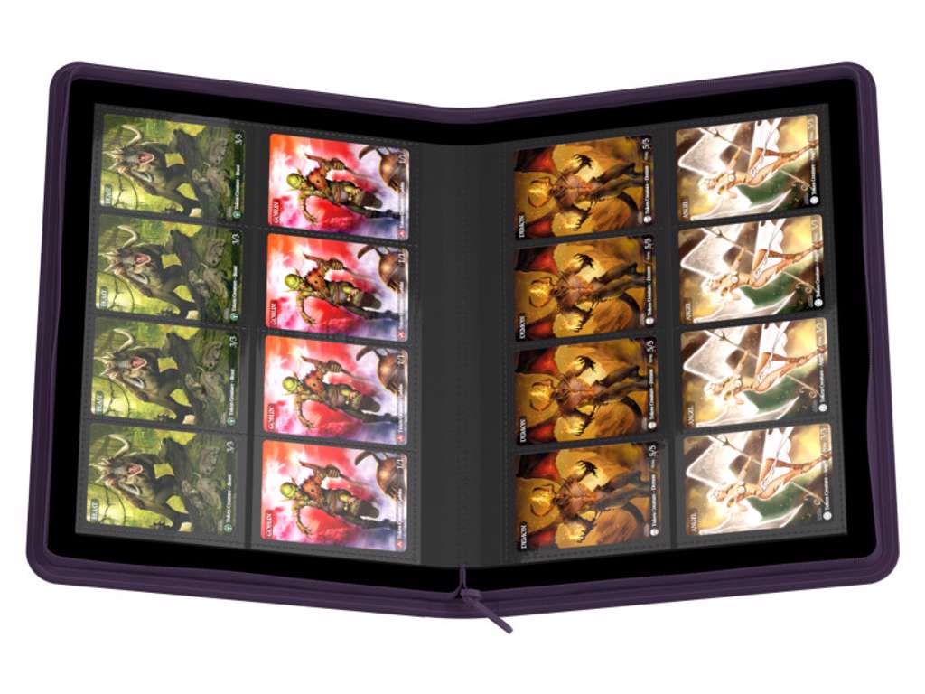 Ultimate Guard Zipfolio 320 - 16-Pocket XenoSkin Purple