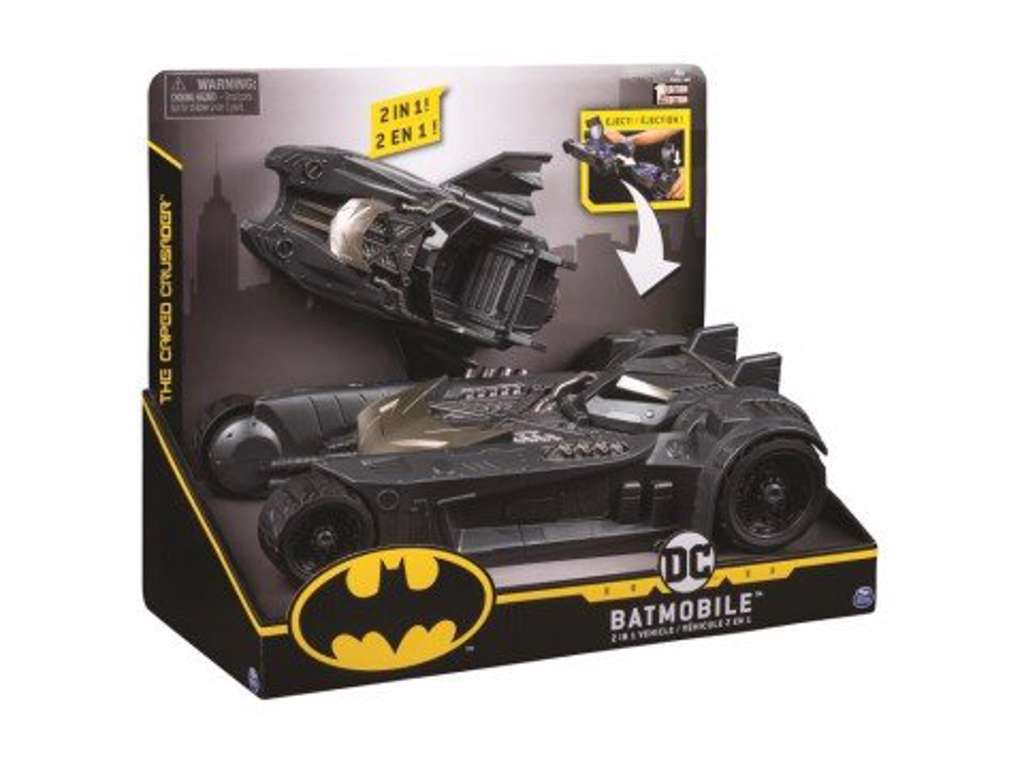 Batman 2-i-1 Batmobil og Batbåd