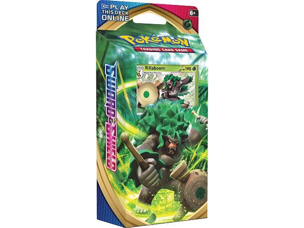 Pokémon Sword & Shield temadeck med Rillaboom
