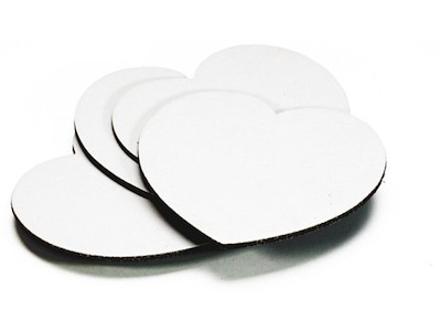 Magnetiske Lærreder Hjerte 10 cm – 4 stk.