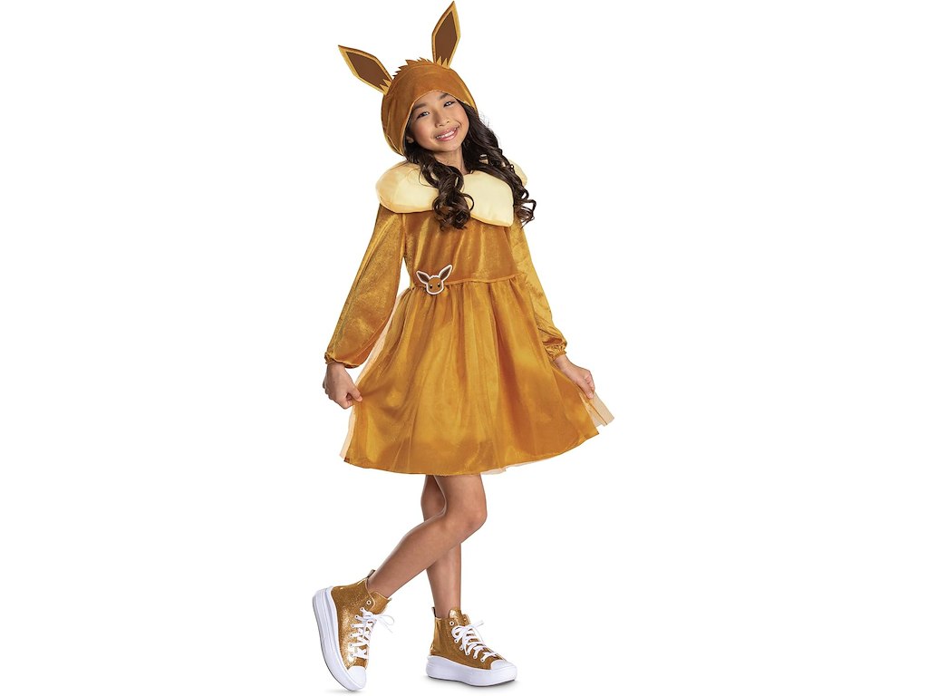 Pokémon Eevee Kjole Kostume – S (4-6 år)