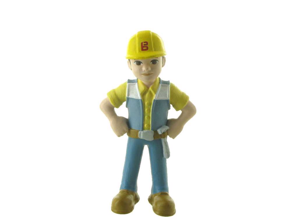 Byggemand Bob minifigur på 8 cm