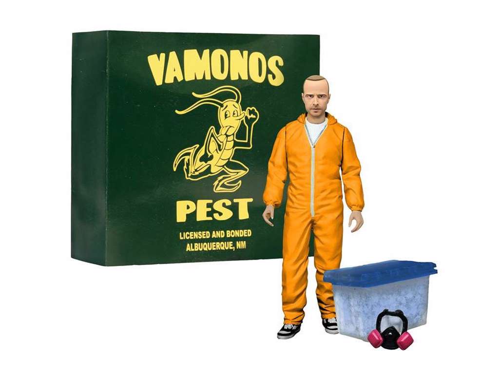 Breaking Bad Jesse Pinkman Exclusive 15 cm orange hazmat suit