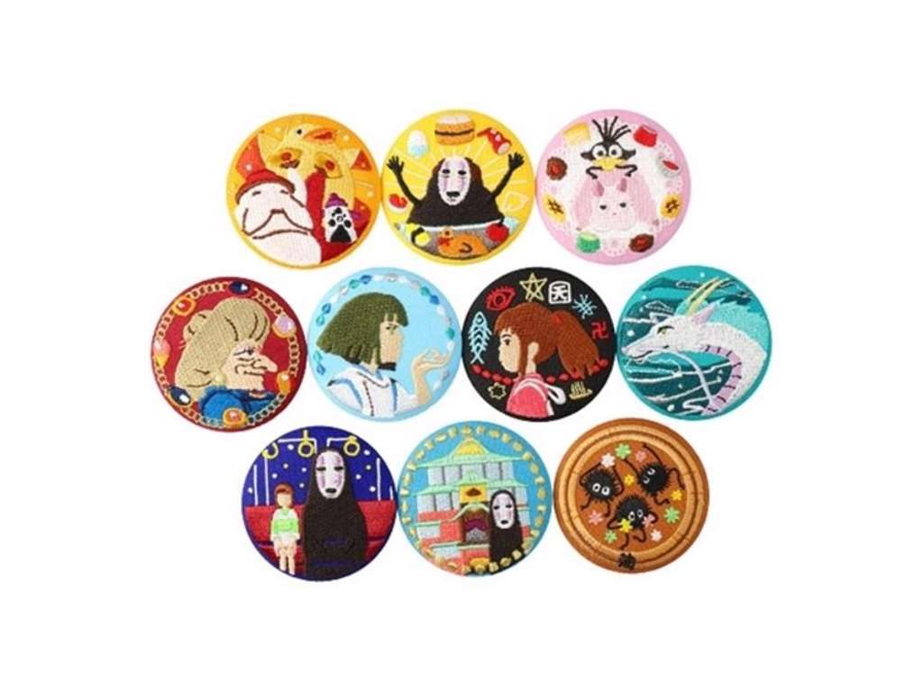 Studio Ghibli blindbox med broderet pin - serie 1