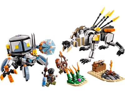 Aloy og Varl mod skjoldgænger og savtand - 77037 - LEGO Horizon