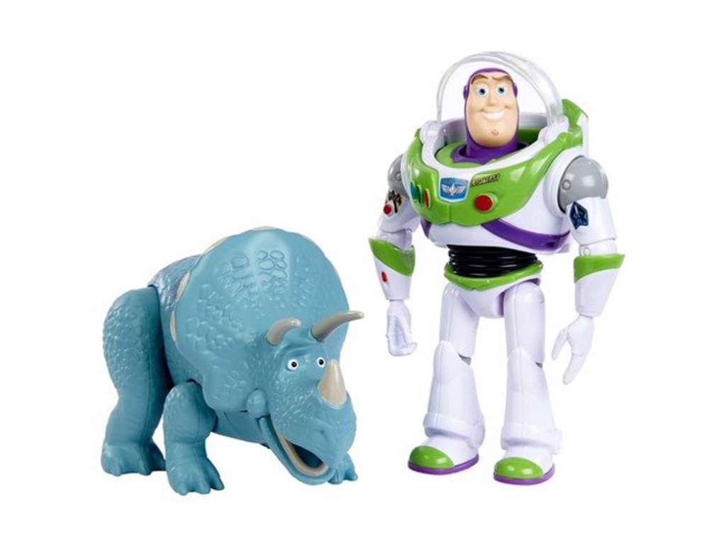 Buzz Lightyear & Trixie action figurer fra Toy Story